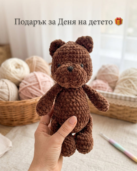 Плетена играчка Мече