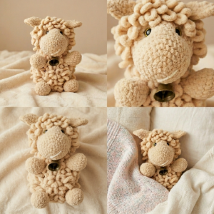 Плетена играчка "Овчица"