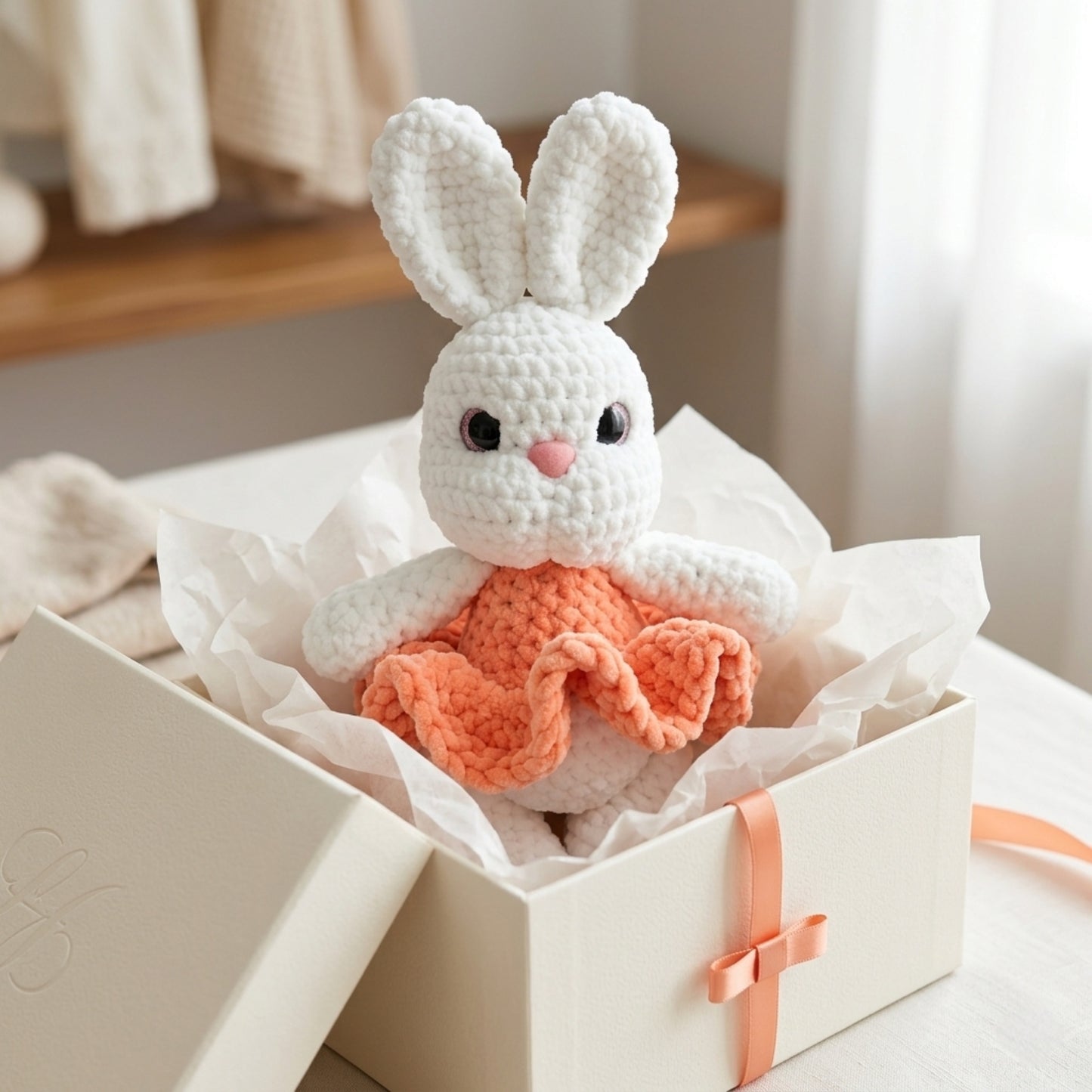 Плетена играчка "Зайче"